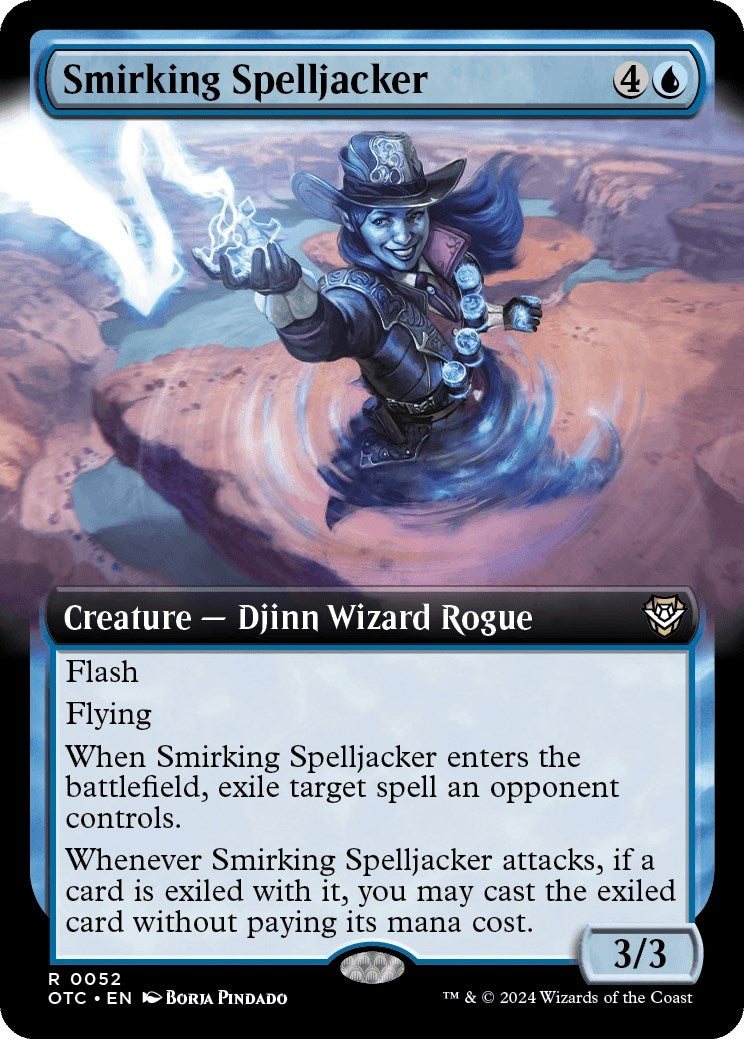 Smirking Spelljacker (Extended Art) (52) (Commander: Outlaws of Thunder Junction)
