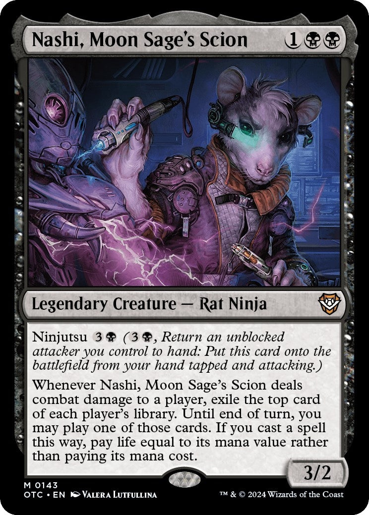 Nashi, Moon Sage's Scion (143) (Commander: Outlaws of Thunder Junction)