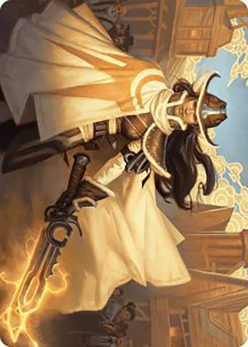 Omenport Vigilante Art Card (3) (Art Series: Outlaws of Thunder Junction)