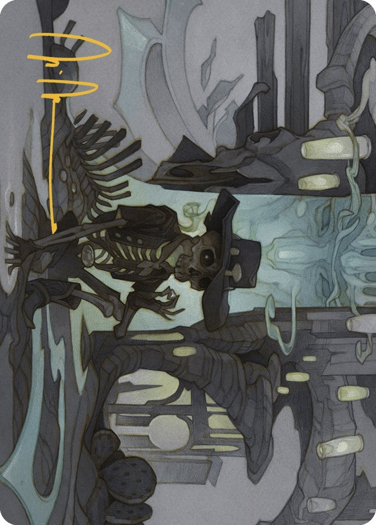 Tinybones Joins Up Art Card (Gold-Stamped Signature) (9) (Art Series: Outlaws of Thunder Junction)