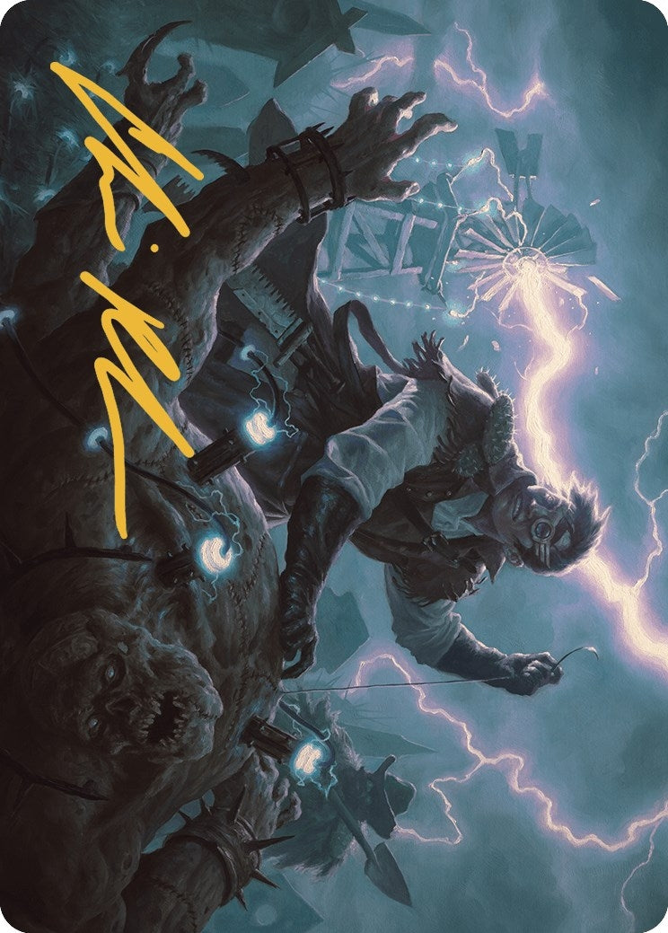 Geralf, the Fleshwright Art Card (Gold-Stamped Signature) (5) (Art Series: Outlaws of Thunder Junction)