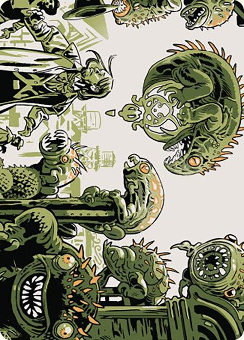 Pest Infestation Art Card (42) (Art Series: Outlaws of Thunder Junction)