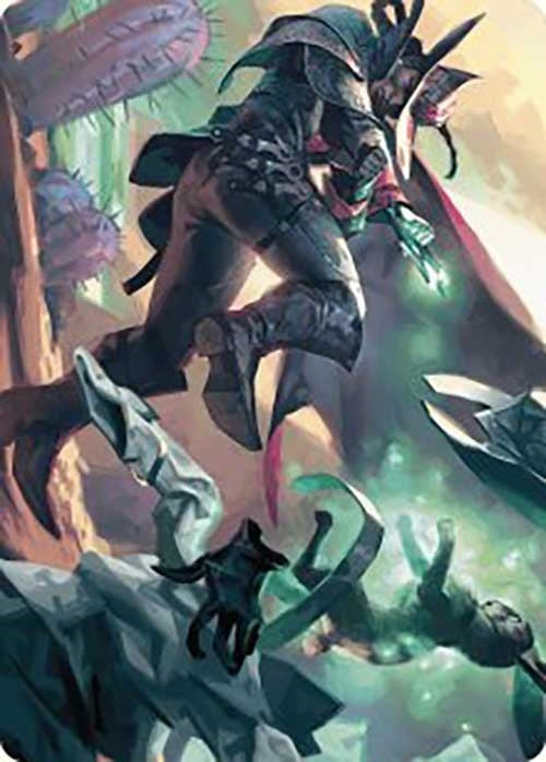 Metamorphic Blast Art Card (7) (Art Series: Outlaws of Thunder Junction)