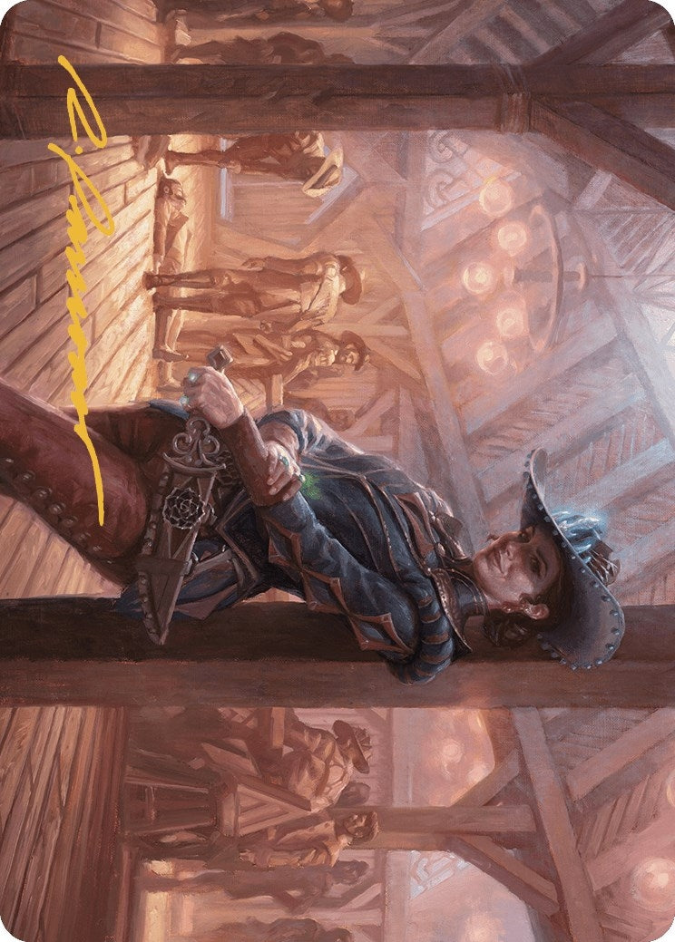 Marchesa, Dealer of Death Art Card (Gold-Stamped Signature) (27) (Art Series: Outlaws of Thunder Junction)