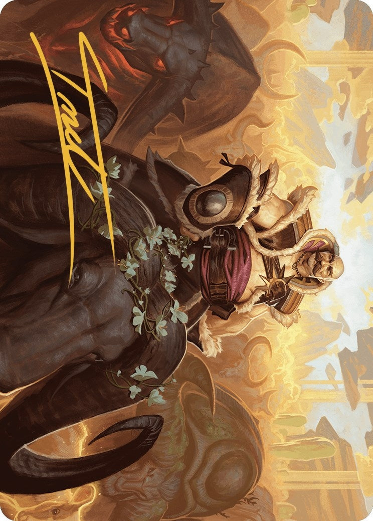 Bruse Tarl, Roving Rancher Art Card (Gold-Stamped Signature) (20) (Art Series: Outlaws of Thunder Junction)