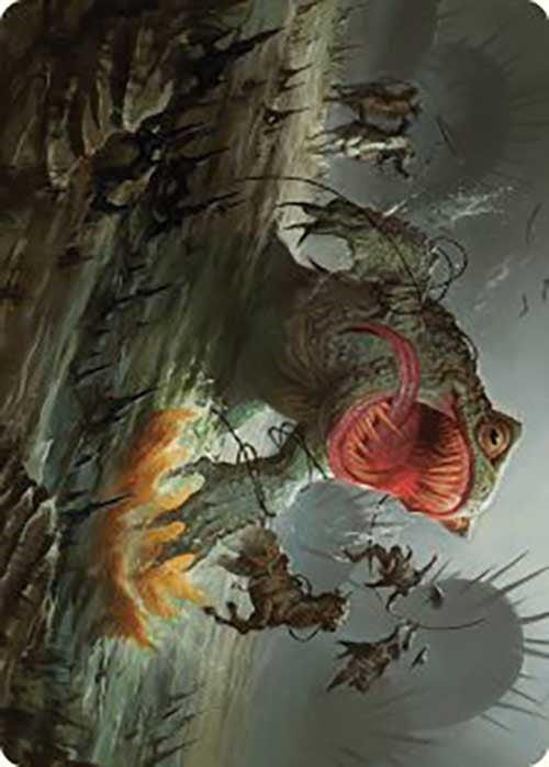 The Gitrog, Ravenous Ride Art Card (22) (Art Series: Outlaws of Thunder Junction)