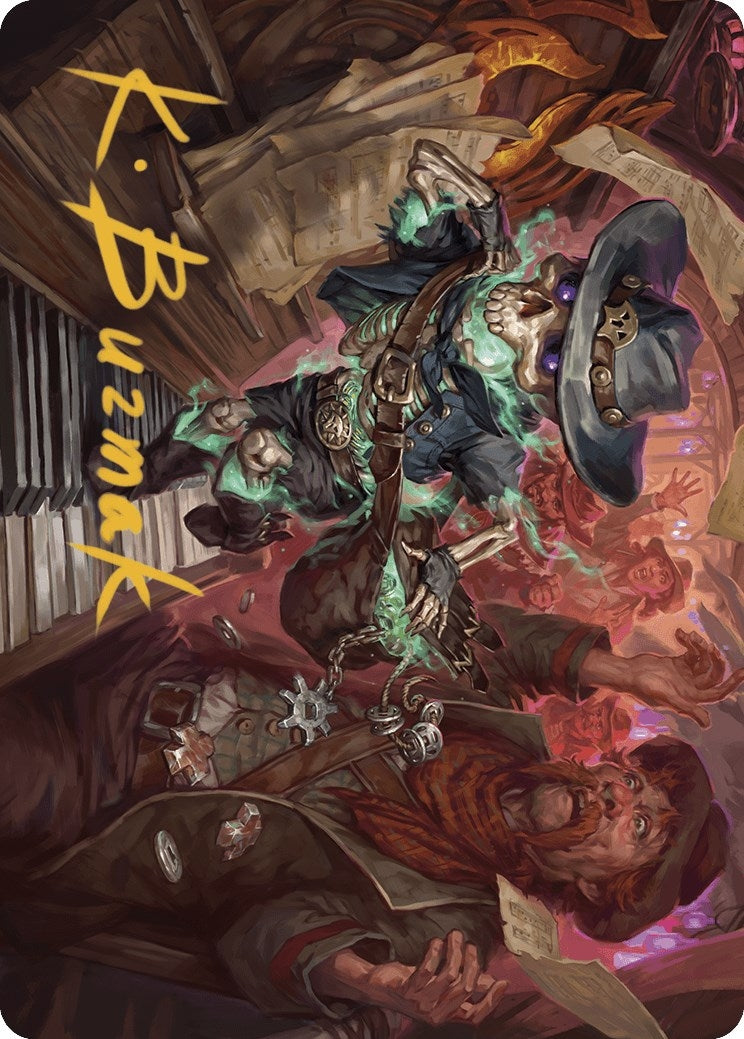 Tinybones, the Pickpocket Art Card (Gold-Stamped Signature) (10) (Art Series: Outlaws of Thunder Junction)