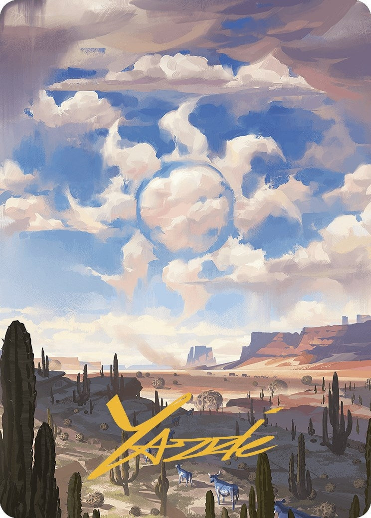Plains Art Card (Gold-Stamped Signature) (36) (Art Series: Outlaws of Thunder Junction)