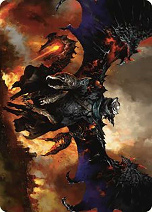 Akul the Unrepentant Art Card (16) (Art Series: Outlaws of Thunder Junction)