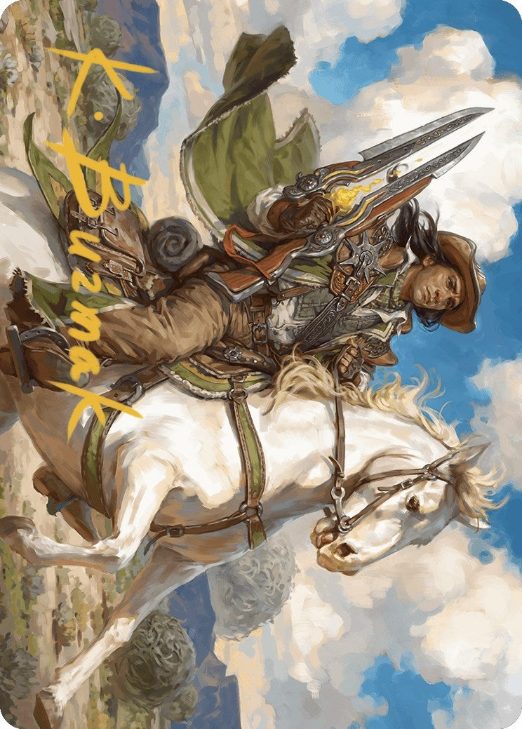 Image for Wylie Duke, Atiin Hero Art Card (Gold-Stamped Signature) (35) (ASOTJ) - Magic: The Gathering