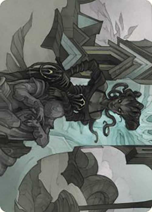 Vraska Joins Up Art Card (34) (Art Series: Outlaws of Thunder Junction)