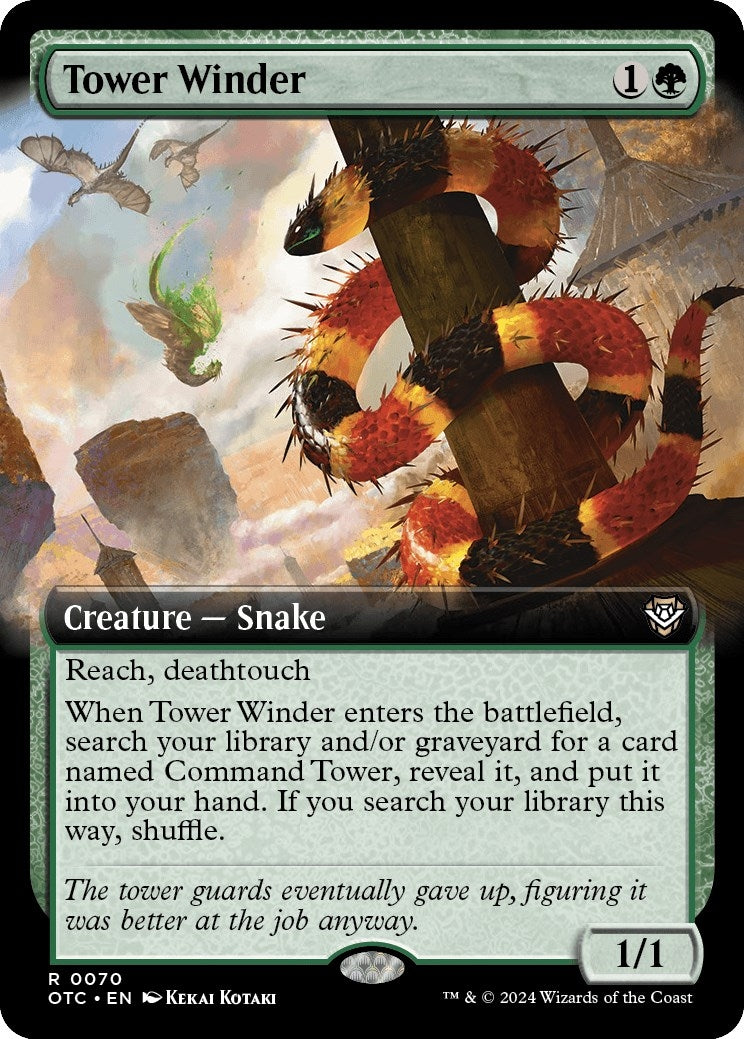 Tower Winder (Extended Art) (70) (Commander: Outlaws of Thunder Junction)