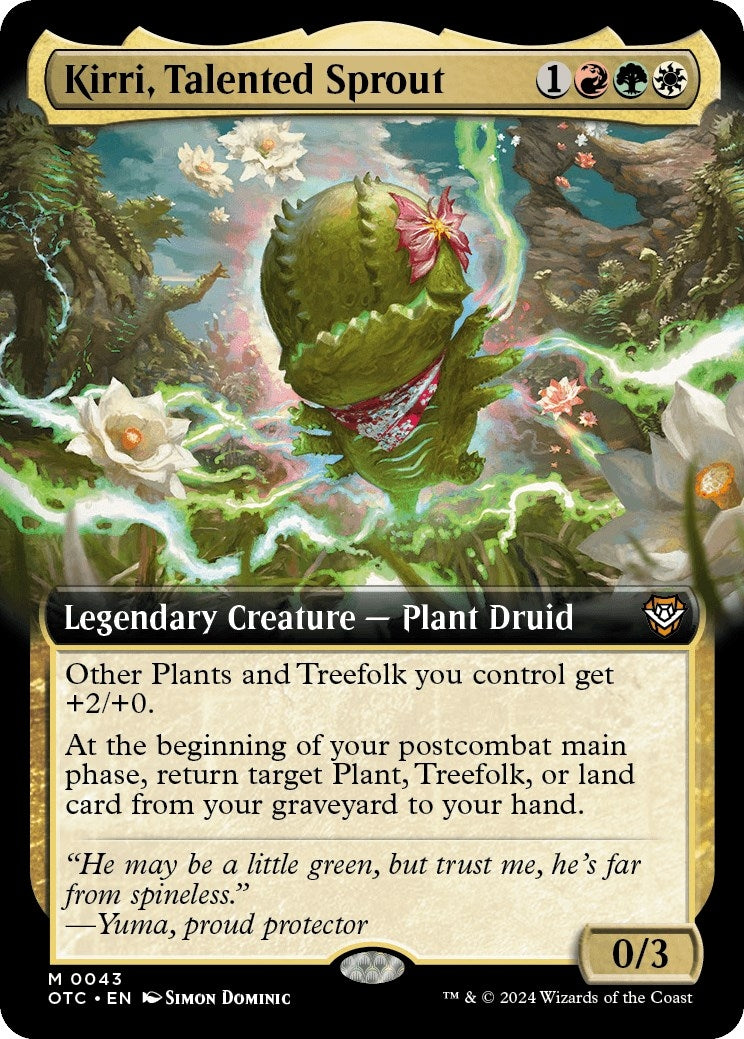 Kirri, Talented Sprout (Extended Art) (43) (Commander: Outlaws of Thunder Junction)