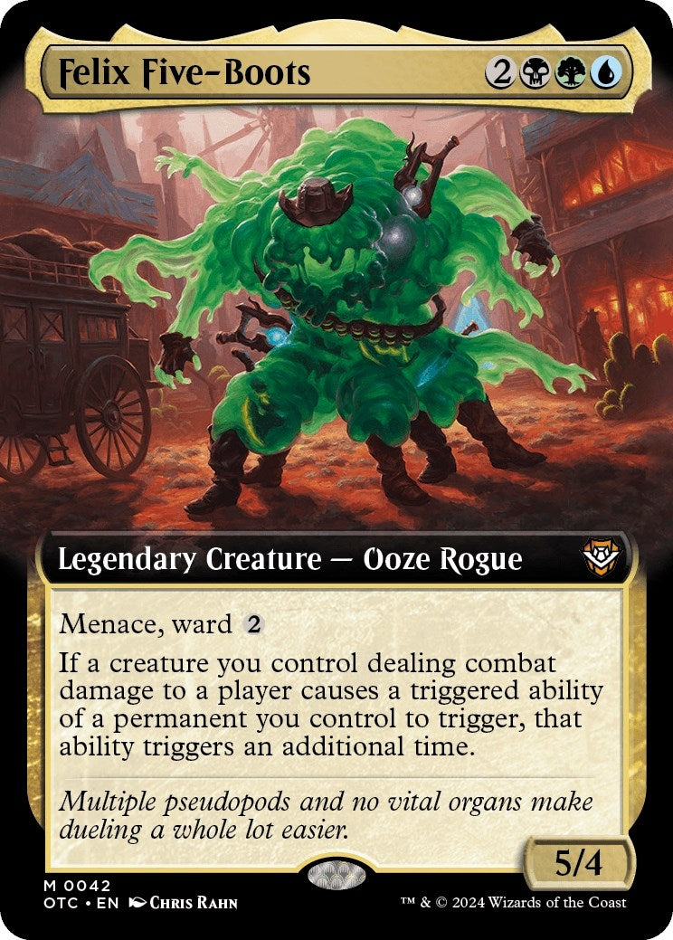 Felix Five-Boots (Extended Art) (42) (Commander: Outlaws of Thunder Junction)