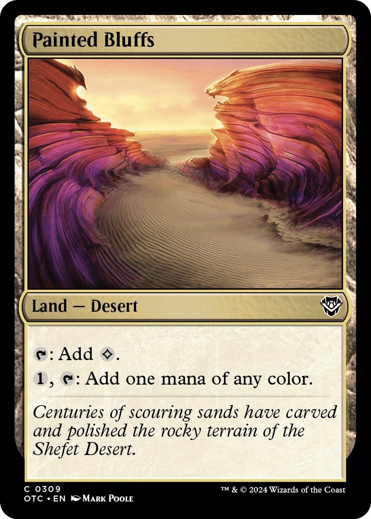 Painted Bluffs (309) (Commander: Outlaws of Thunder Junction)