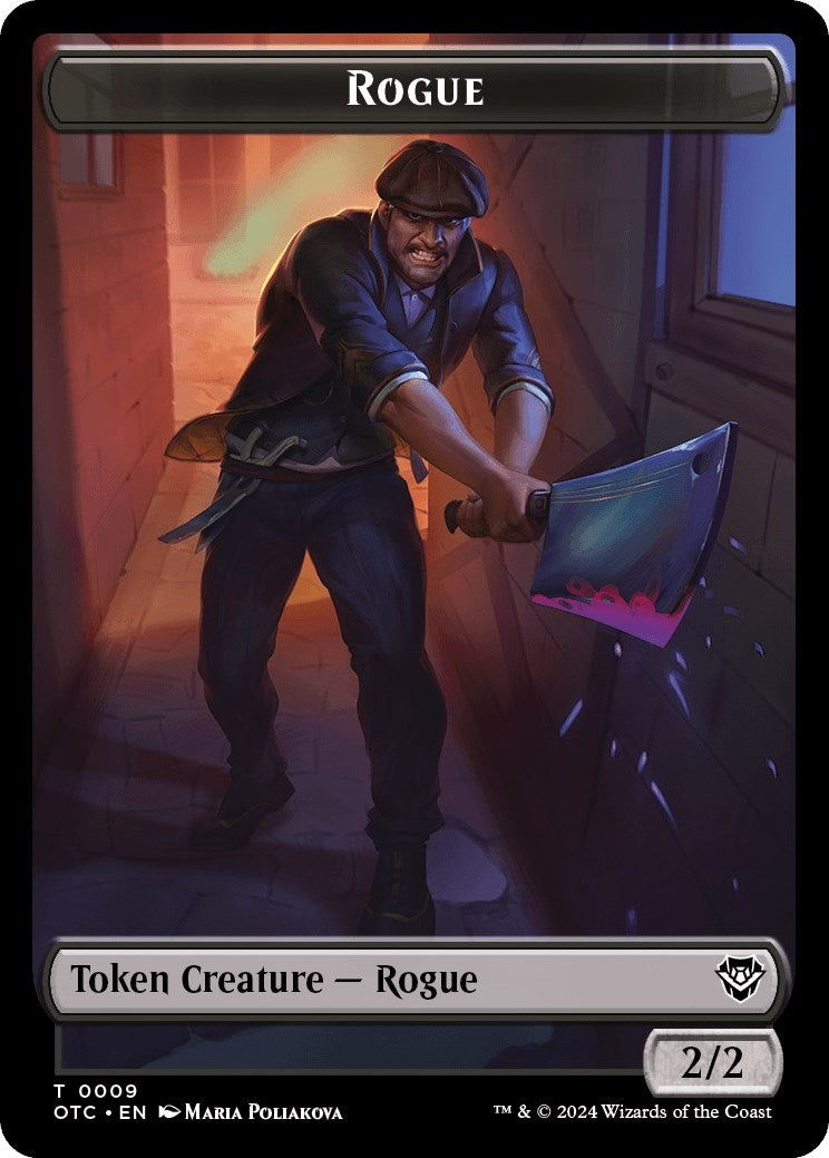 Rogue // The Monarch Double-Sided Token (9 // 29) (Commander: Outlaws of Thunder Junction)