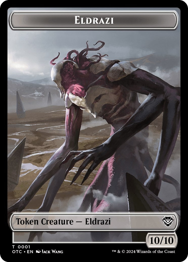 Eldrazi // Clue Double-Sided Token (1 // 16) (Commander: Outlaws of Thunder Junction)