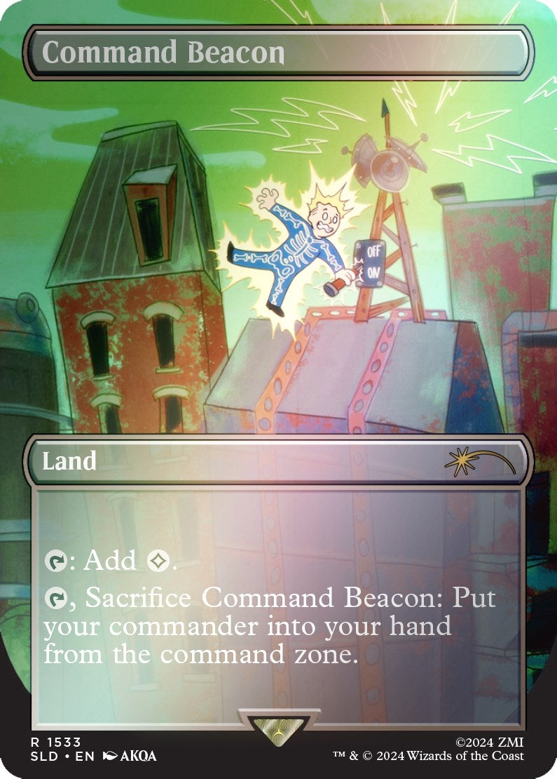 Command Beacon (Rainbow Foil) (1533) (Secret Lair Drop Series)
