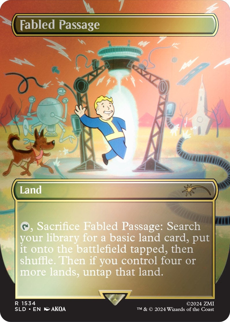 Fabled Passage (1534) (Rainbow Foil) (1534) (Secret Lair Drop Series)