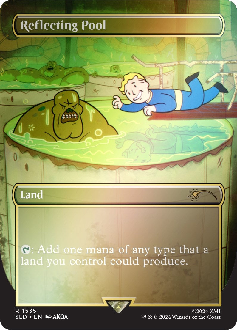 Reflecting Pool (Rainbow Foil) (1535) (Secret Lair Drop Series)
