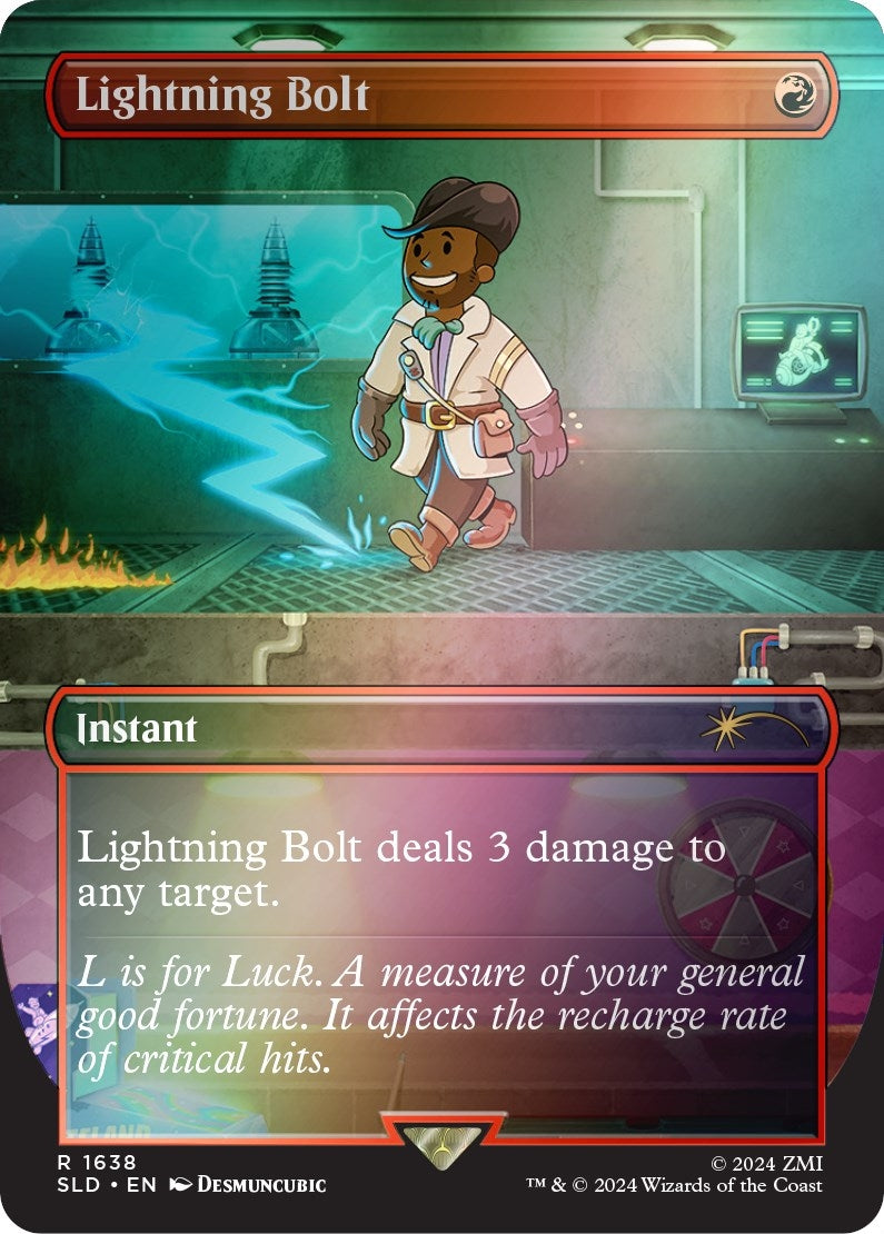 Lightning Bolt (1638) (Rainbow Foil) (1638) (Secret Lair Drop Series)