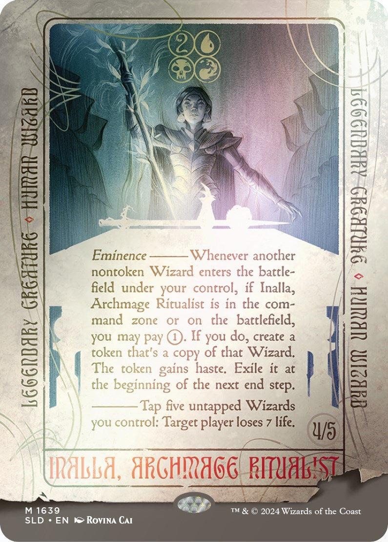 Inalla, Archmage Ritualist (Rainbow Foil) (1639) (Secret Lair Drop Series)