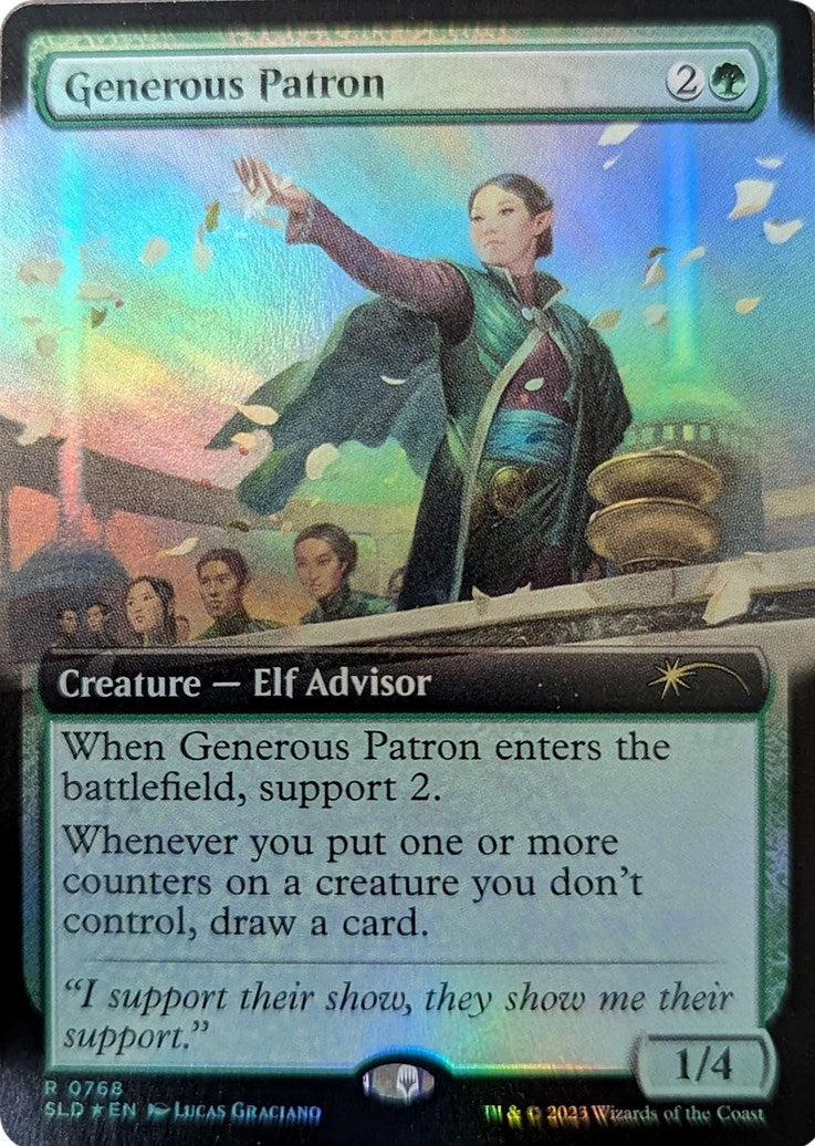 Generous Patron (Extended Art) (768) (Secret Lair Drop Series)