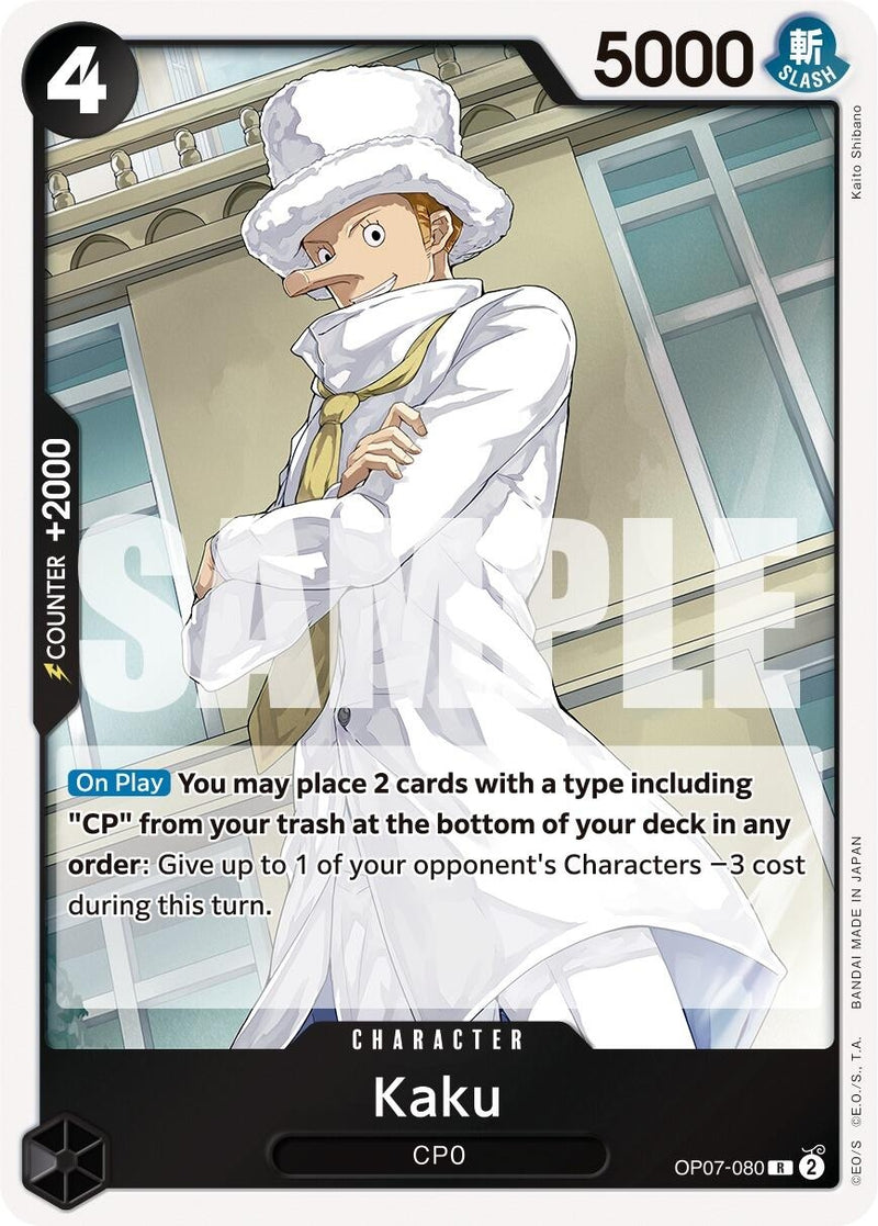 Image for Kaku (OP07-080) (500 Years in the Future) - One Piece Card Game