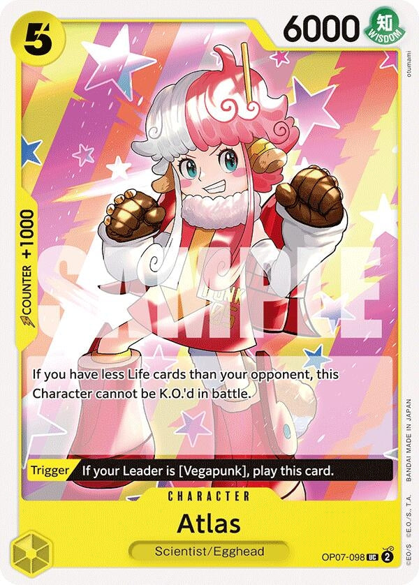 Image for Atlas (OP07-098) (500 Years in the Future) - One Piece Card Game