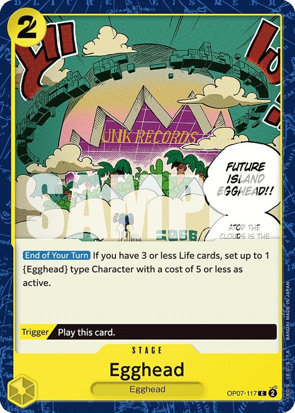 Image for Egghead (OP07-117) (500 Years in the Future) - One Piece Card Game