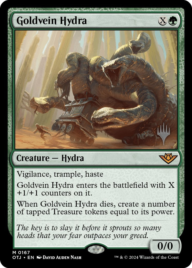 Goldvein Hydra (167) (Promo Pack: Outlaws of Thunder Junction)