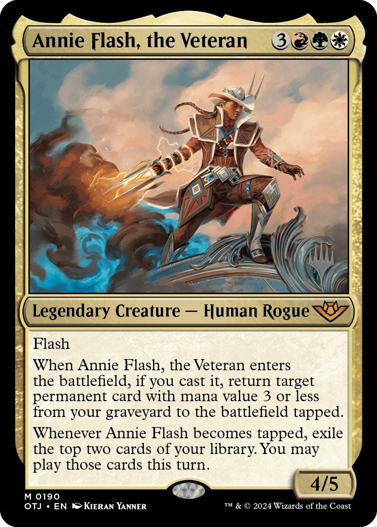 Annie Flash, the Veteran (190) (Promo Pack: Outlaws of Thunder Junction)