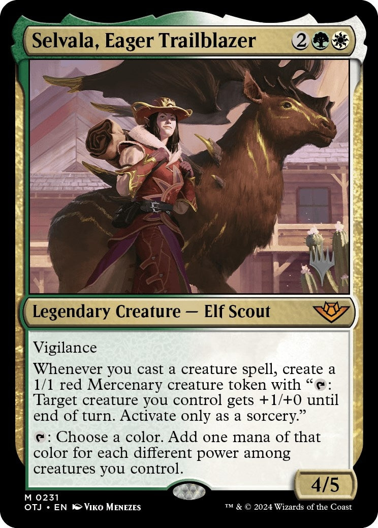 Selvala, Eager Trailblazer (231) (Promo Pack: Outlaws of Thunder Junction)