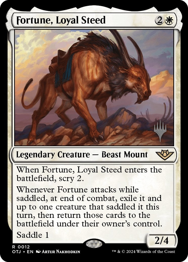 Fortune, Loyal Steed (12) (Promo Pack: Outlaws of Thunder Junction)