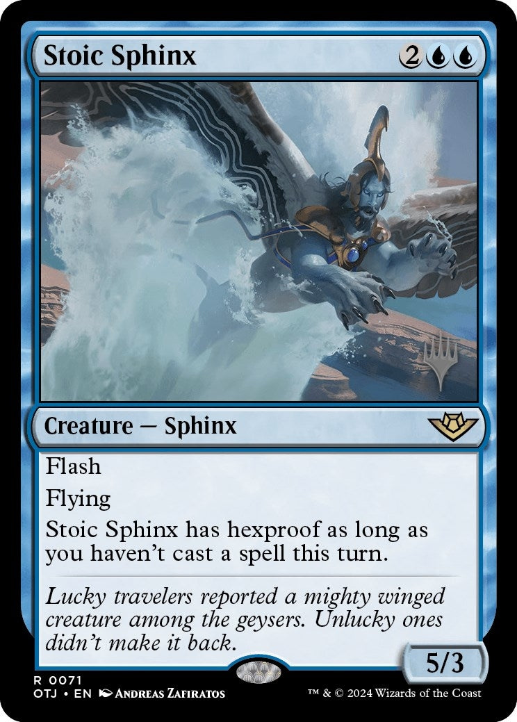 Stoic Sphinx (71) (Promo Pack: Outlaws of Thunder Junction)