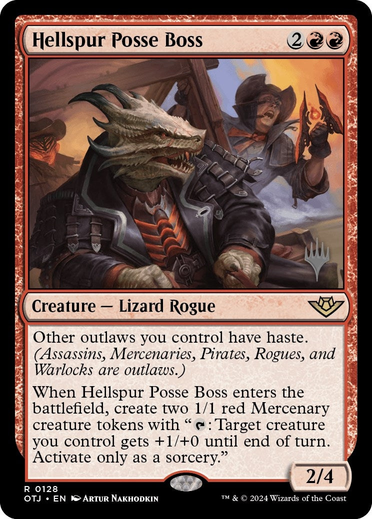 Hellspur Posse Boss (128) (Promo Pack: Outlaws of Thunder Junction)