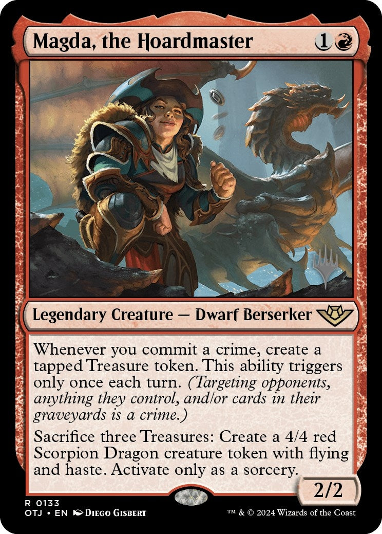 Magda, the Hoardmaster (133) (Promo Pack: Outlaws of Thunder Junction)