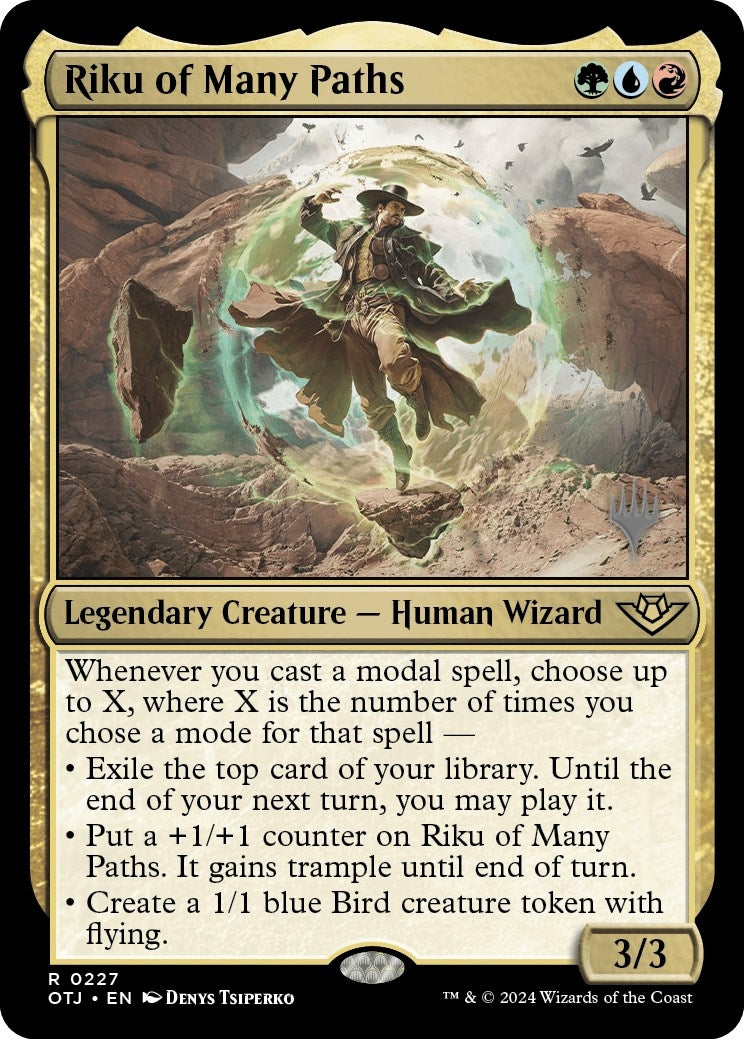 Riku of Many Paths (227) (Promo Pack: Outlaws of Thunder Junction)