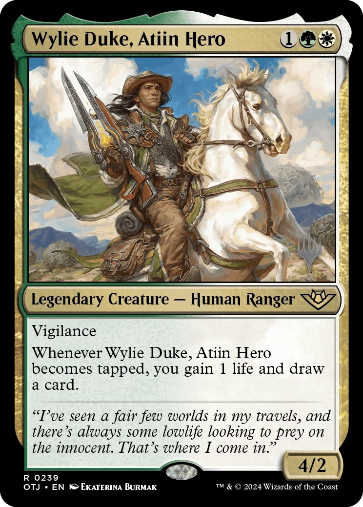 Wylie Duke, Atiin Hero (239) (Promo Pack: Outlaws of Thunder Junction)