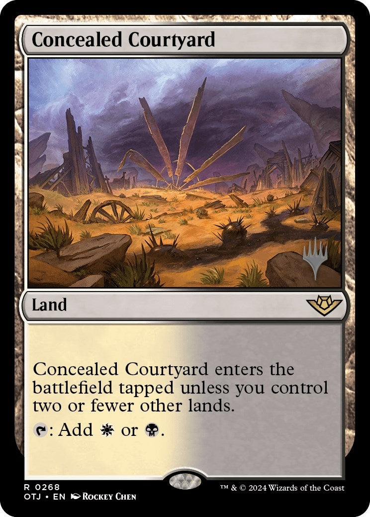 Concealed Courtyard (268) (Promo Pack: Outlaws of Thunder Junction)