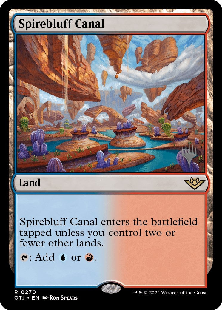 Spirebluff Canal (270) (Promo Pack: Outlaws of Thunder Junction)