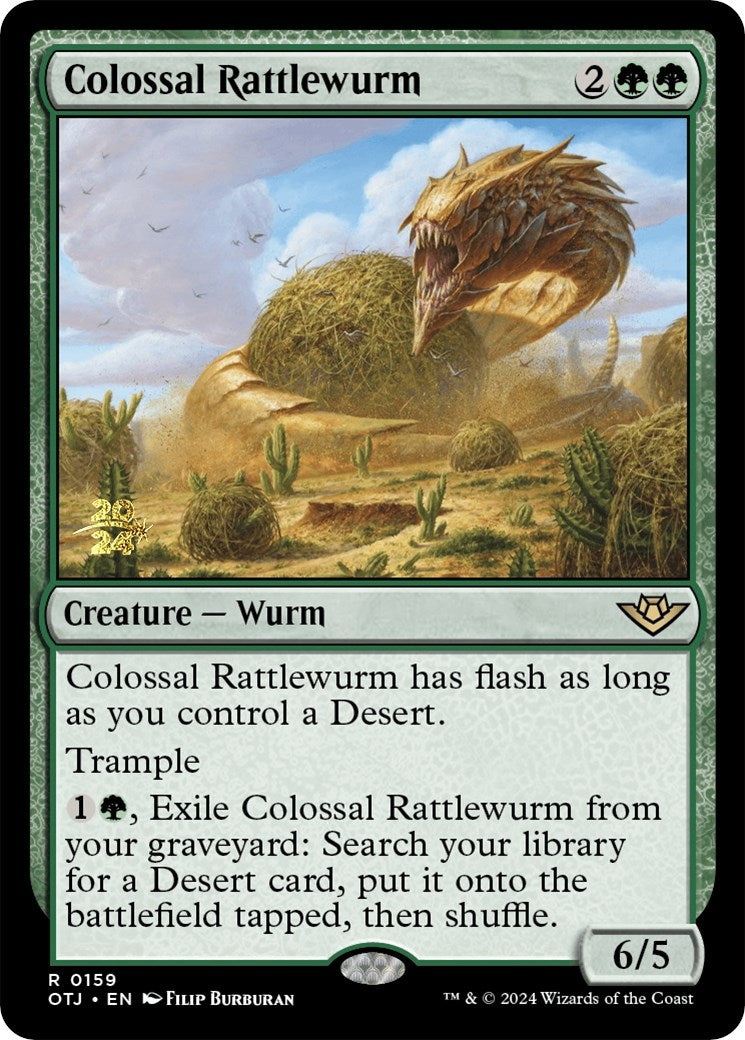 Colossal Rattlewurm (159) (Prerelease Cards)