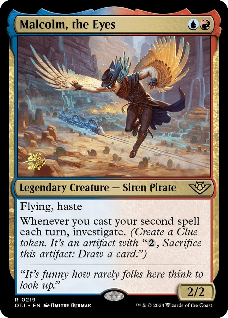 Malcolm, the Eyes (219) (Prerelease Cards)