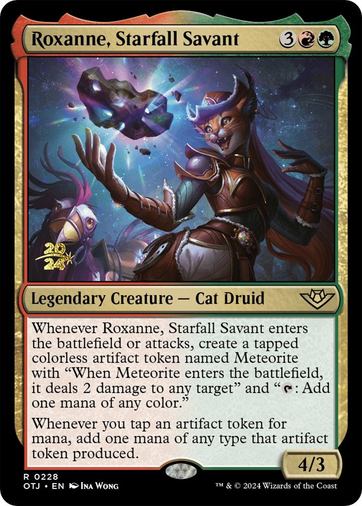 Roxanne, Starfall Savant (228) (Prerelease Cards)