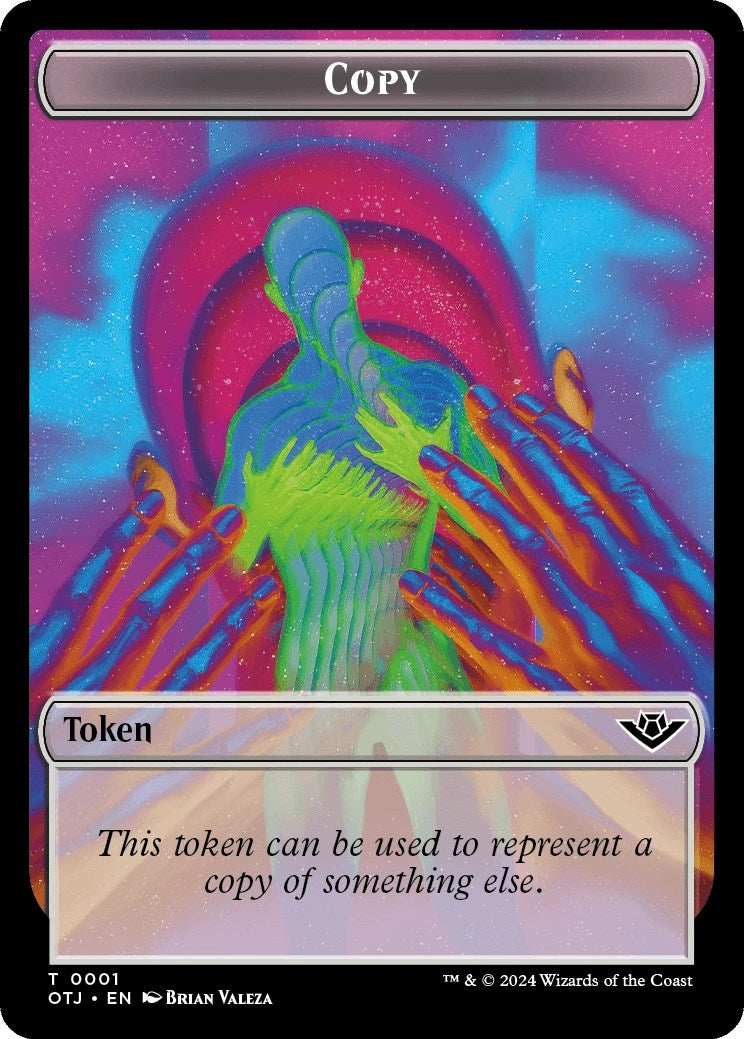 Copy // Plot Double-Sided Token (1 // 20) (Outlaws of Thunder Junction)