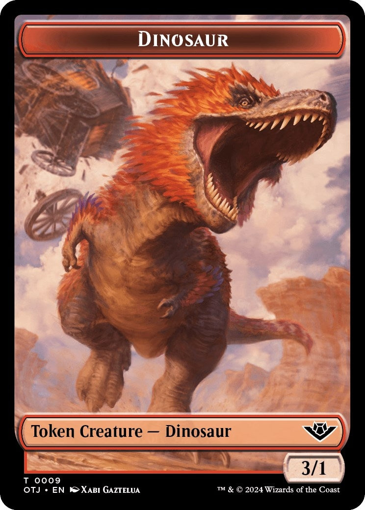 Dinosaur Token (9) (Outlaws of Thunder Junction)