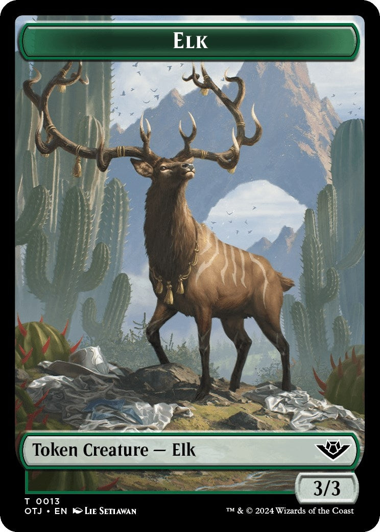Elk Token (13) (Outlaws of Thunder Junction)