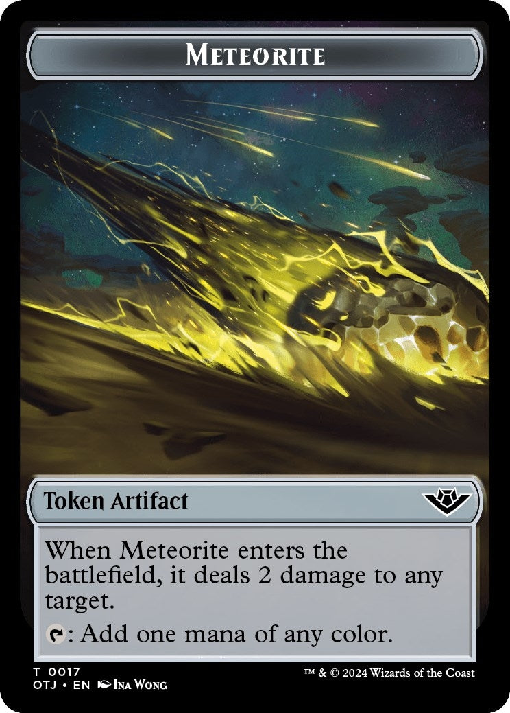 Meteorite Token (17) (Outlaws of Thunder Junction)