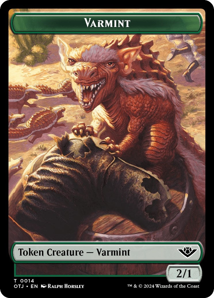 Varmint Token (14) (Outlaws of Thunder Junction)