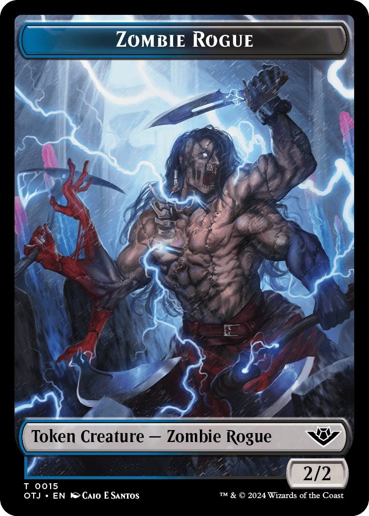 Zombie Rogue // Plot Double-Sided Token (15 // 20)